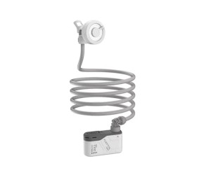 Душ портативный с насосом на аккумуляторе Flextail Max Shower с чехлом, белый